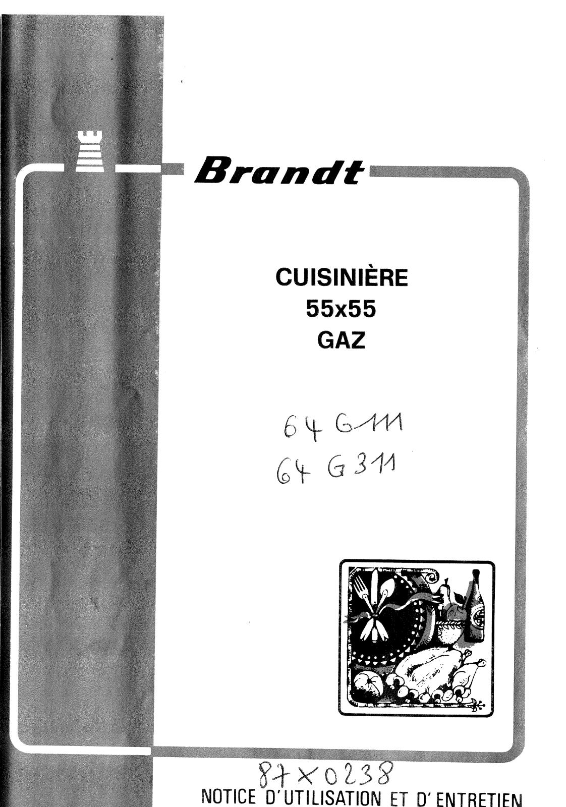 BRANDT 64G11, 64G41 User Manual