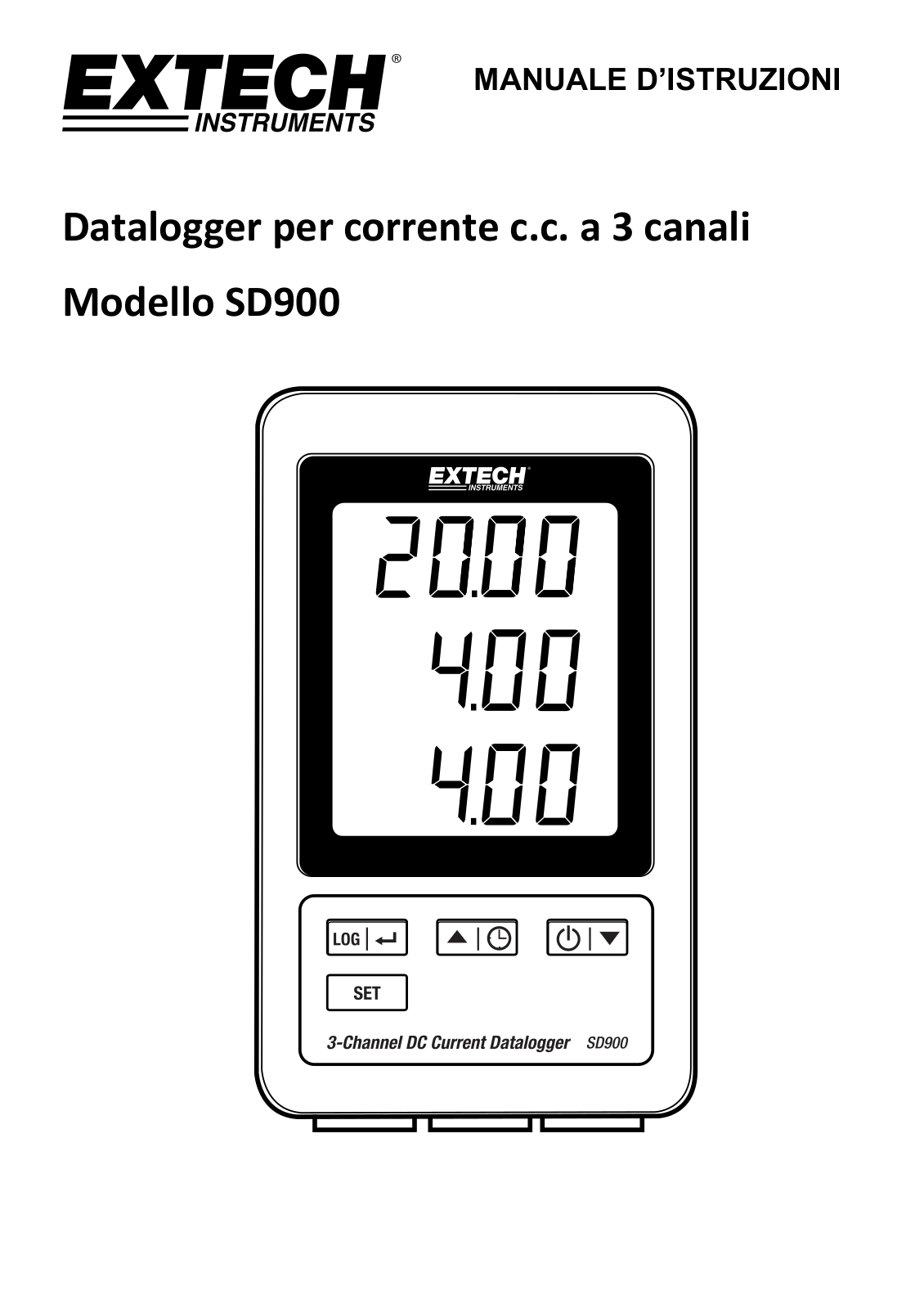 Extech SD900 User Manual