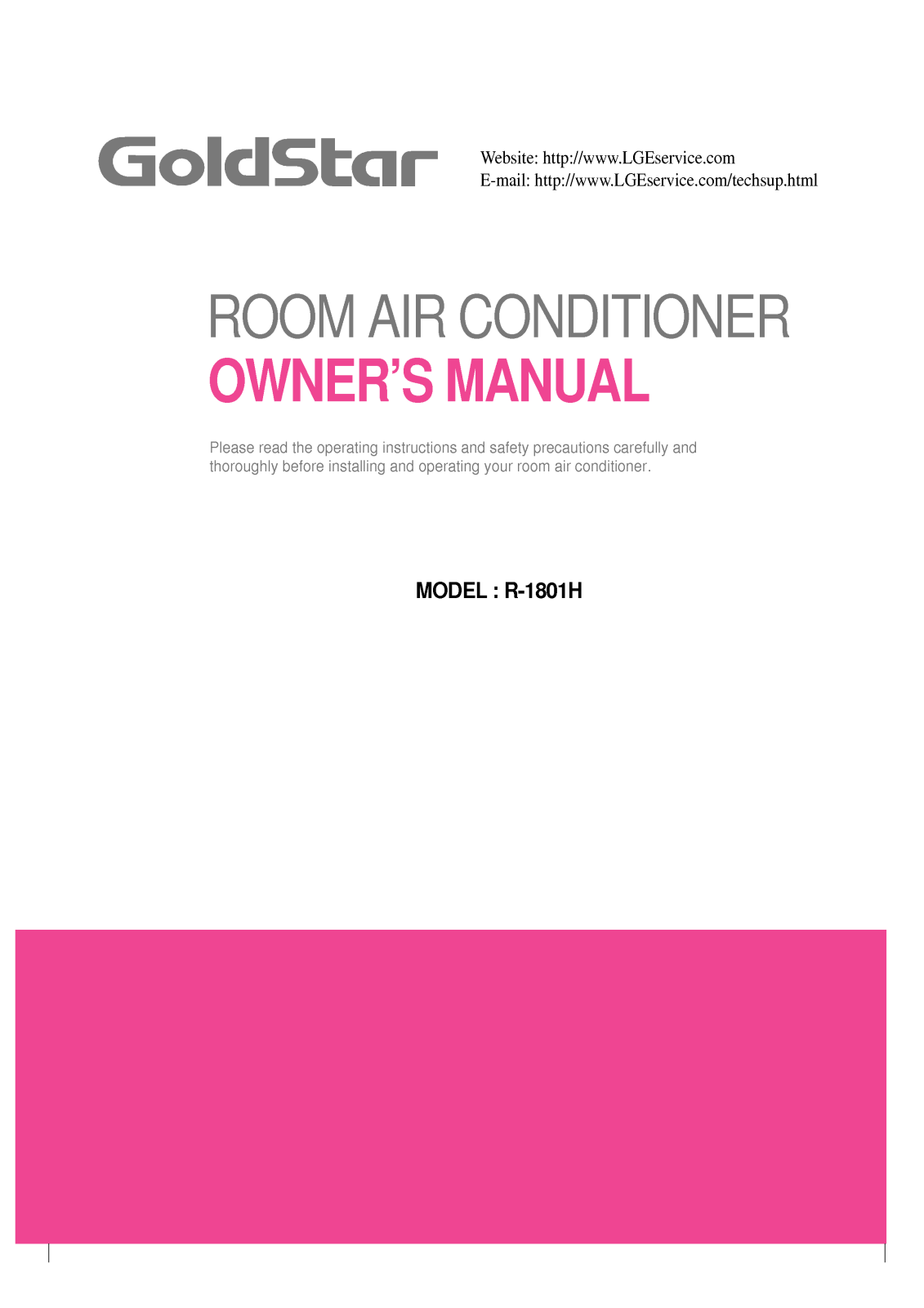 LG R1801H User Manual