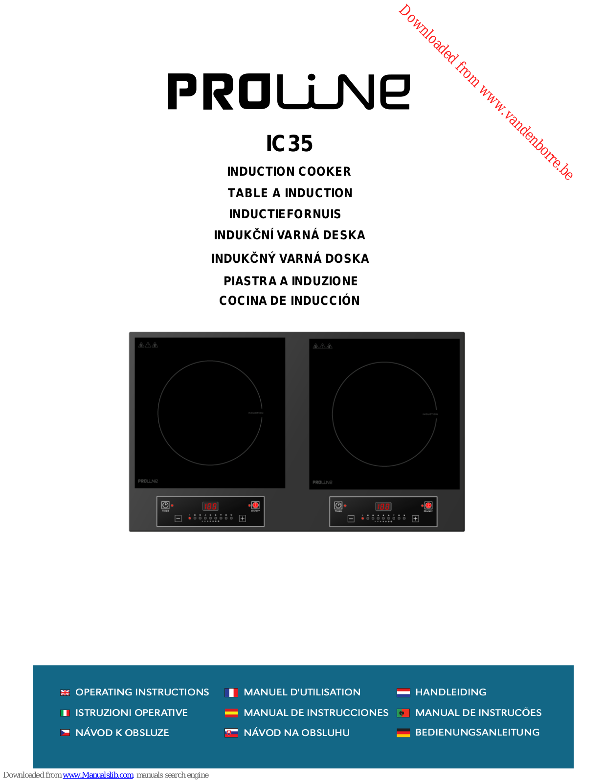 Proline IC35 Operating Instructions Manual