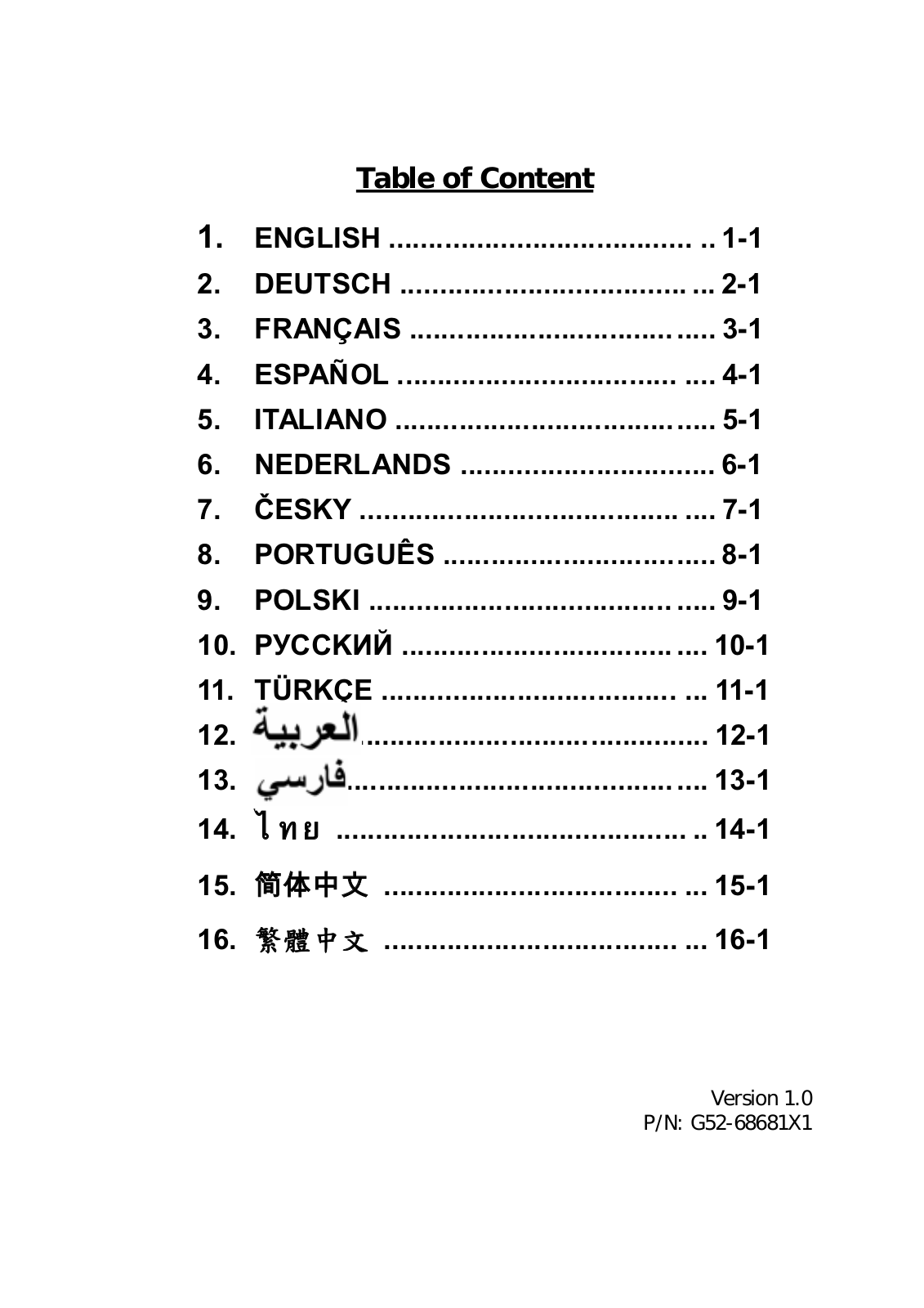 Micro Star Co MS6868I Users Manual