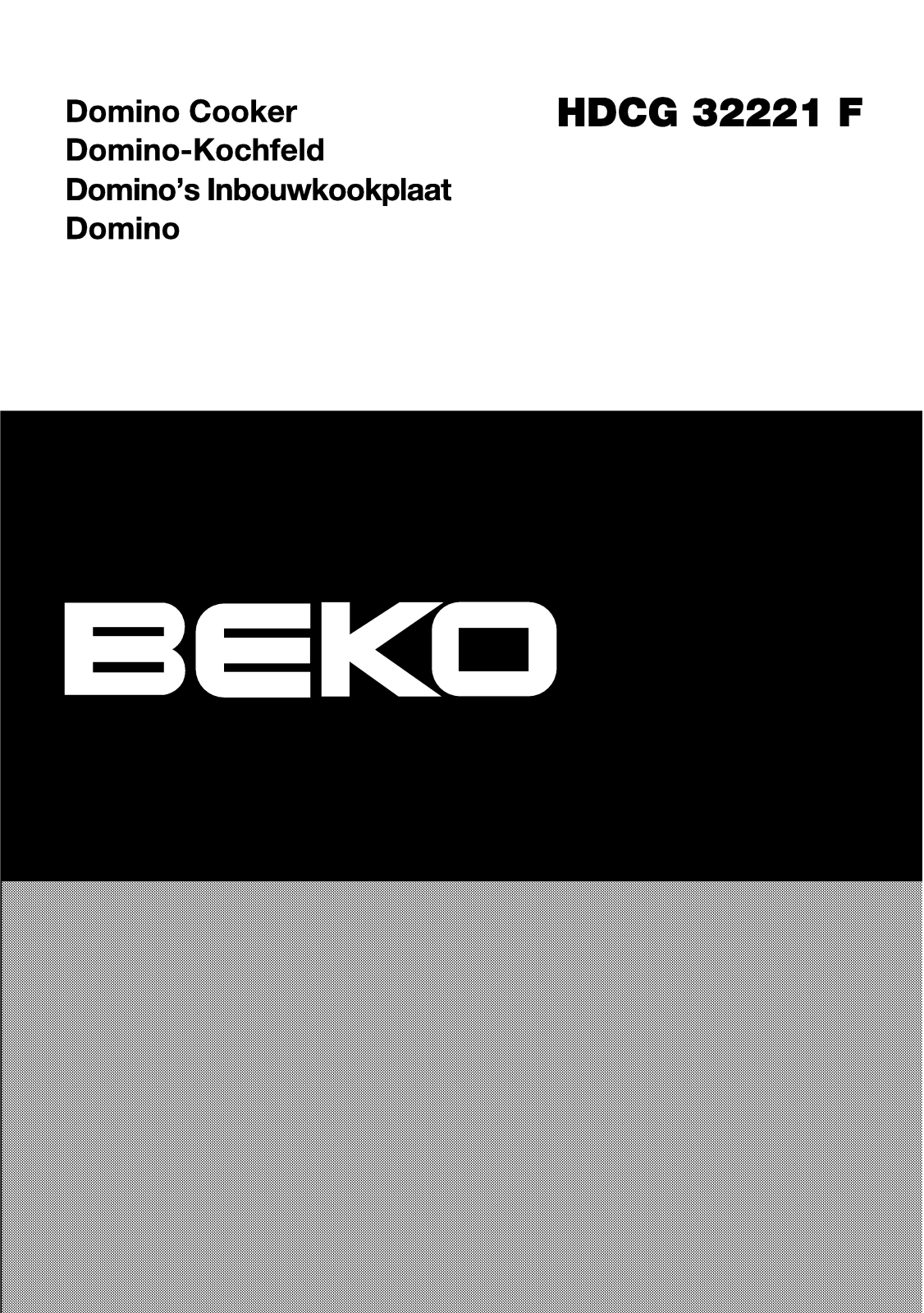 Beko HDCG32221F User manual