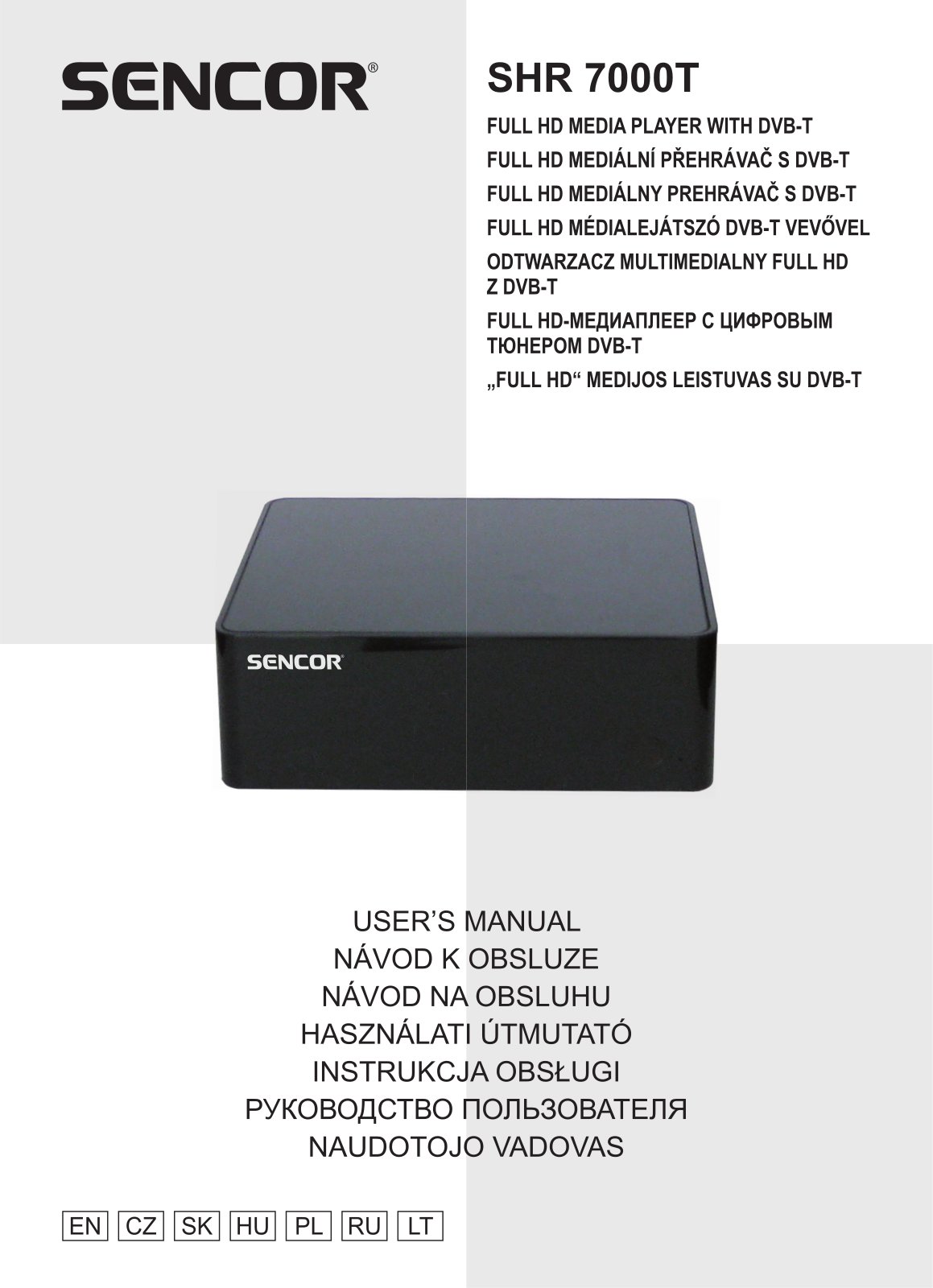 Sencor SHR 7000T User Manual