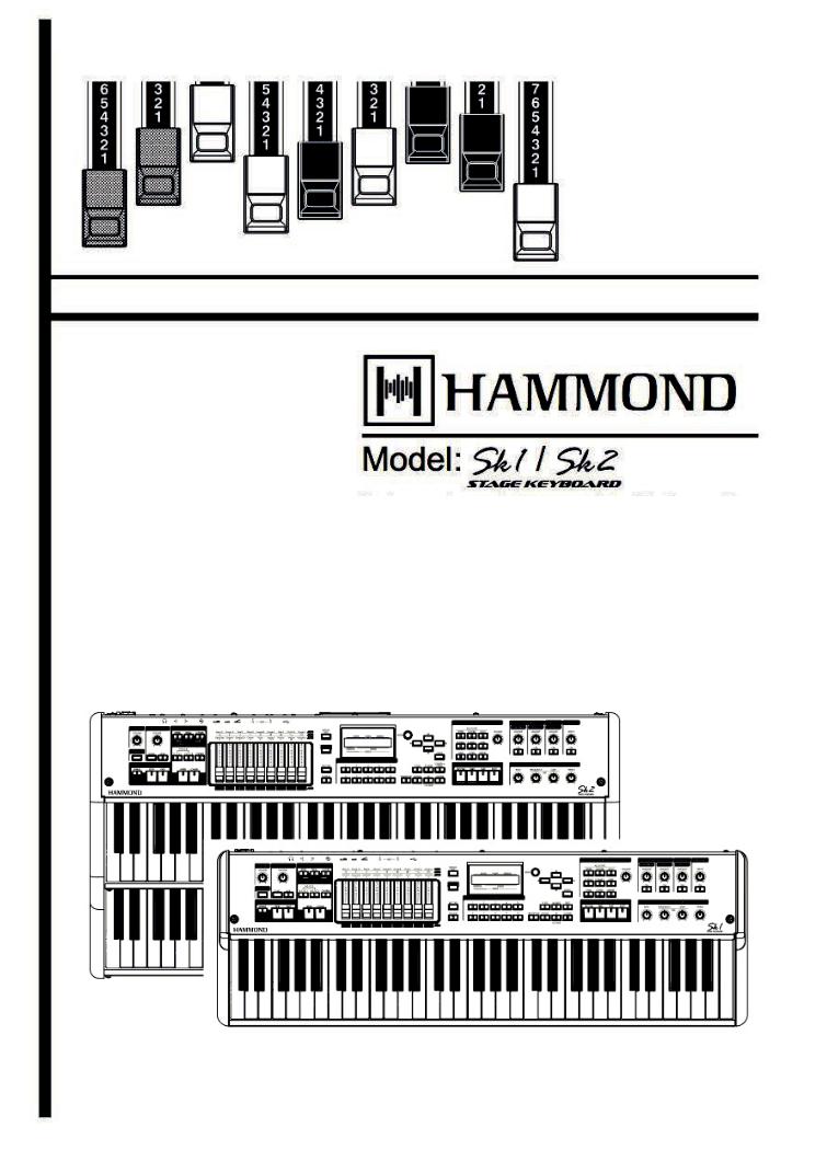 Hammond SK2, SK1 User Manual