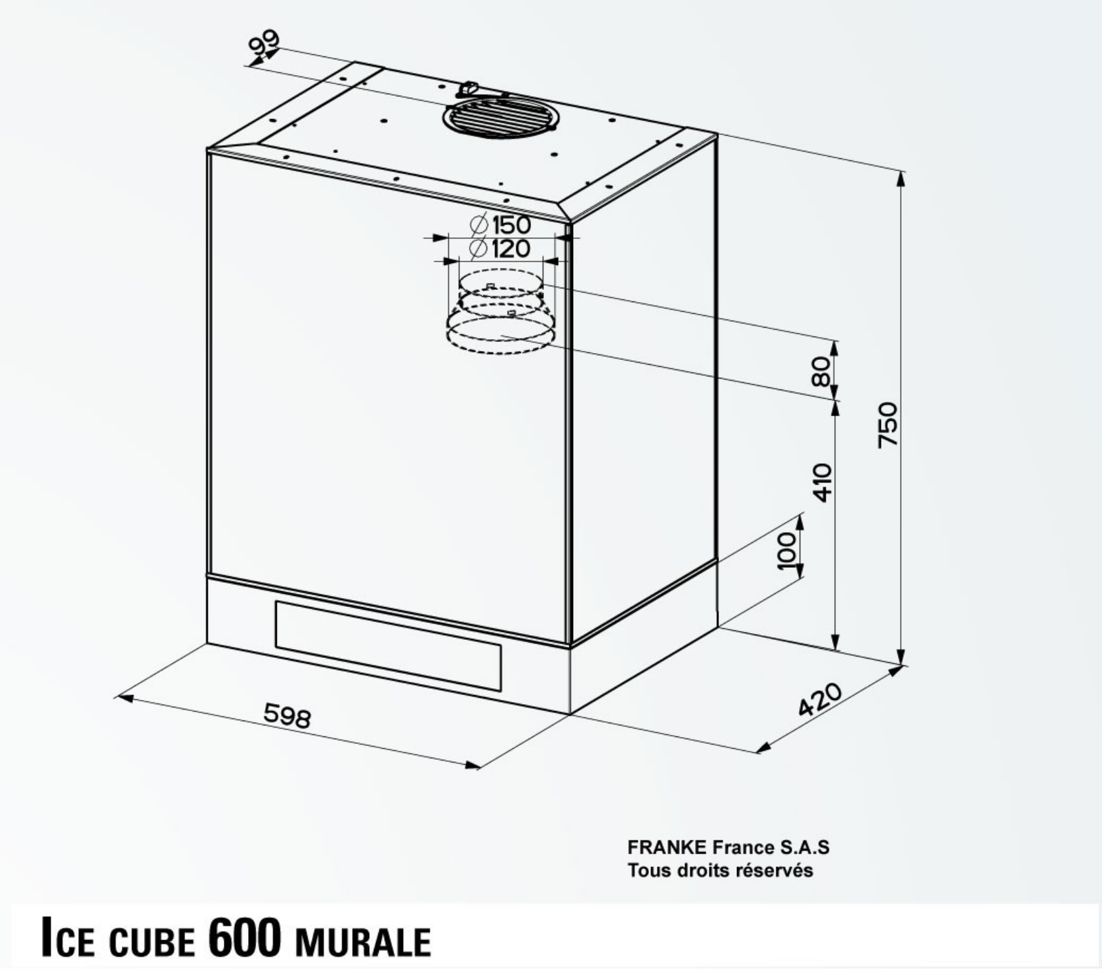 ROBLIN ICE CUBE 600 MURALE User Manual