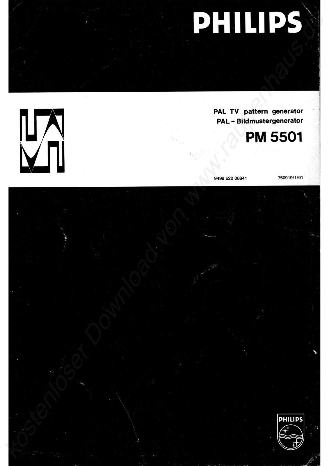 Philips PM5501 User Manual