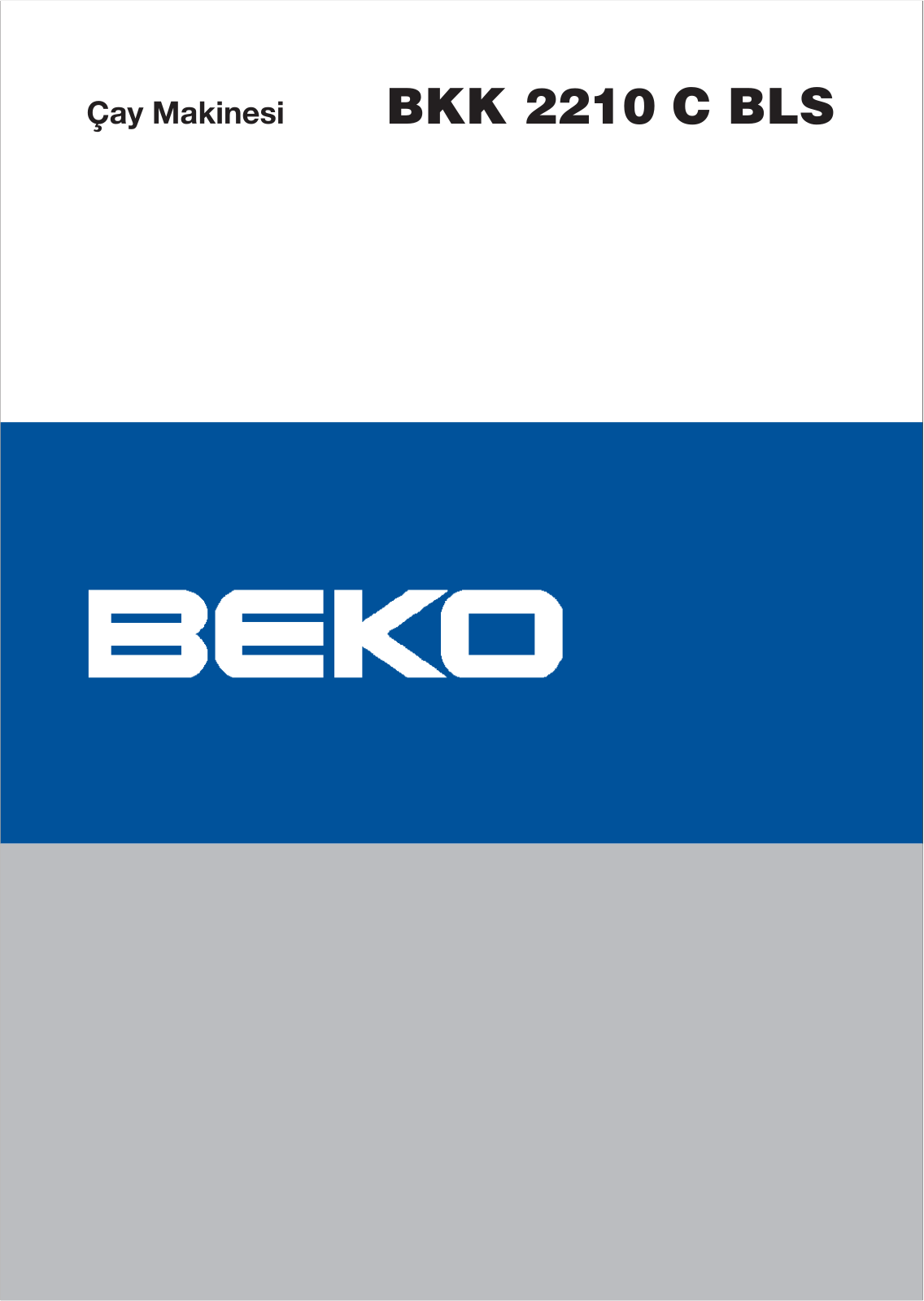 Beko BKK 2210 C BLS Manual