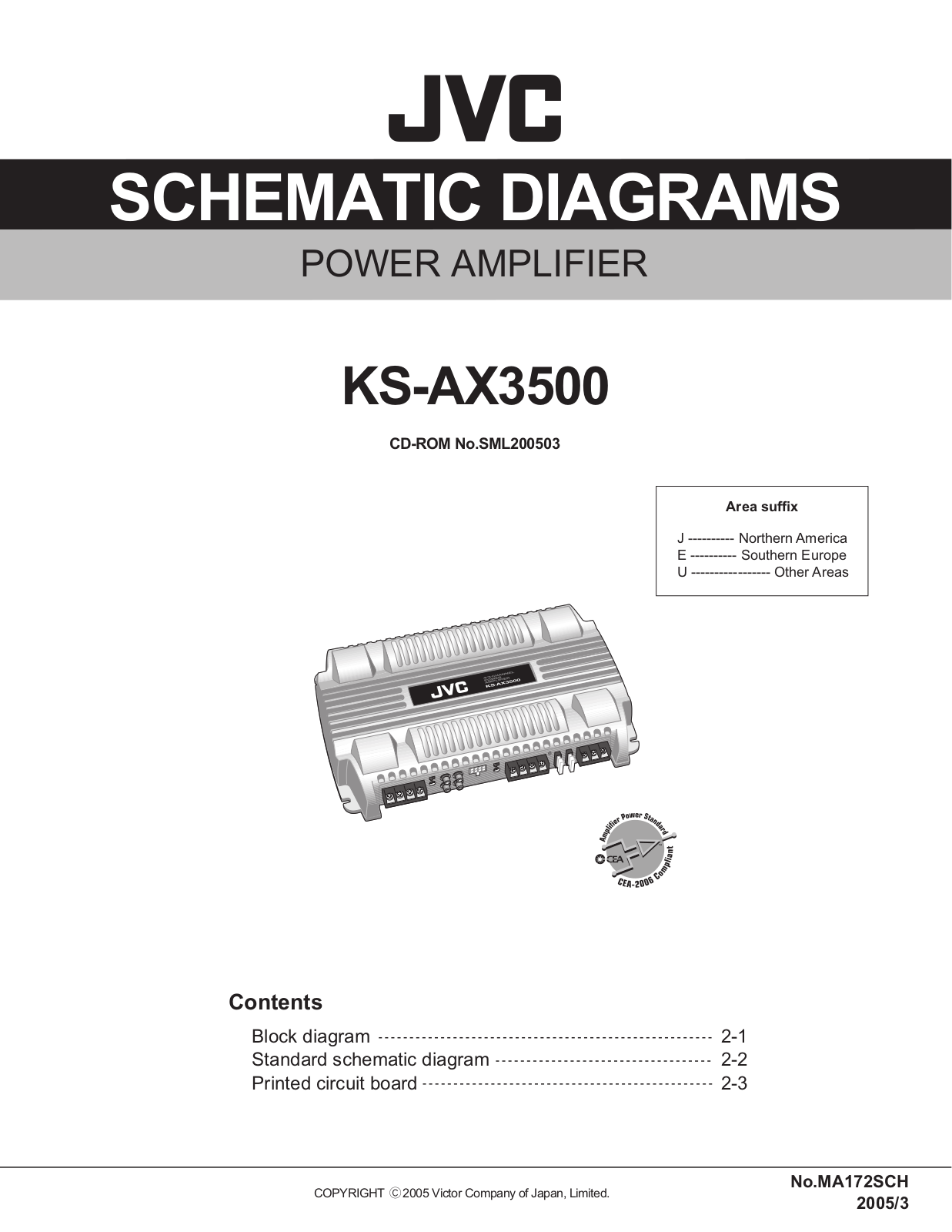 JVC KS-AX3500 Schematics