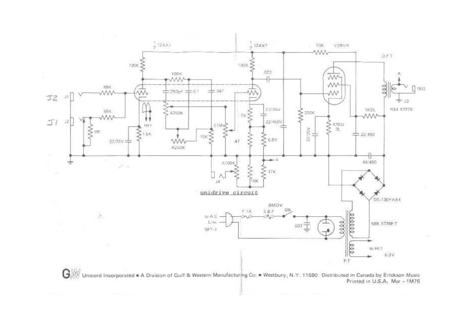 Unicord ulm6 schematic