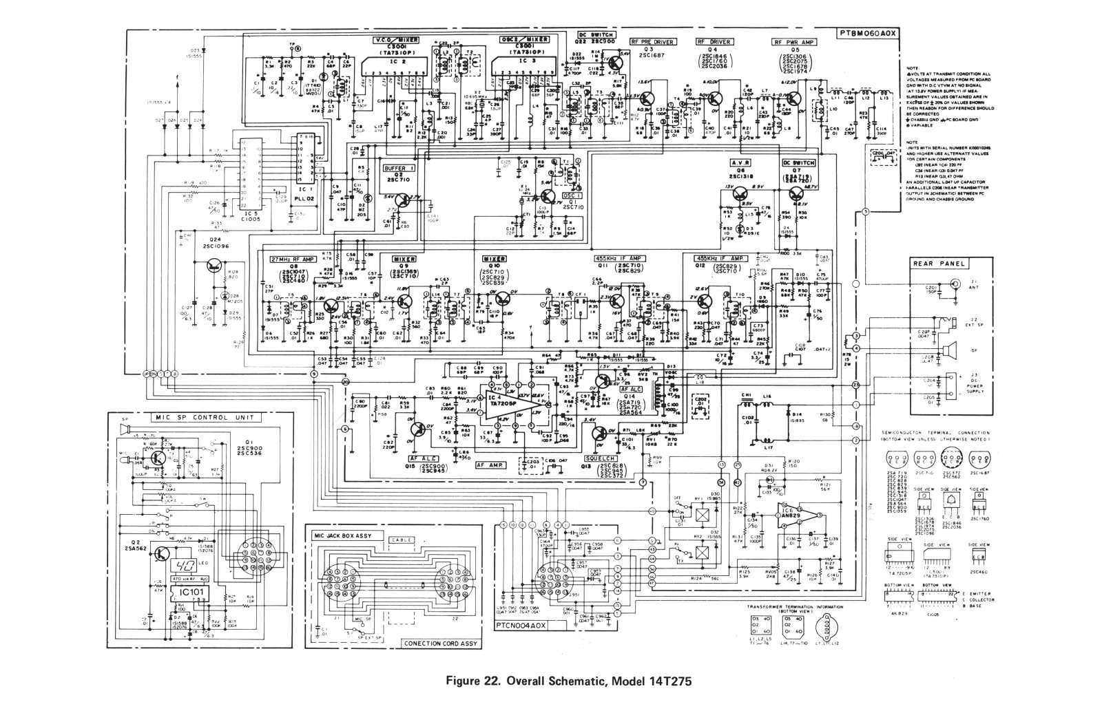 RCA 14t275 Schematic