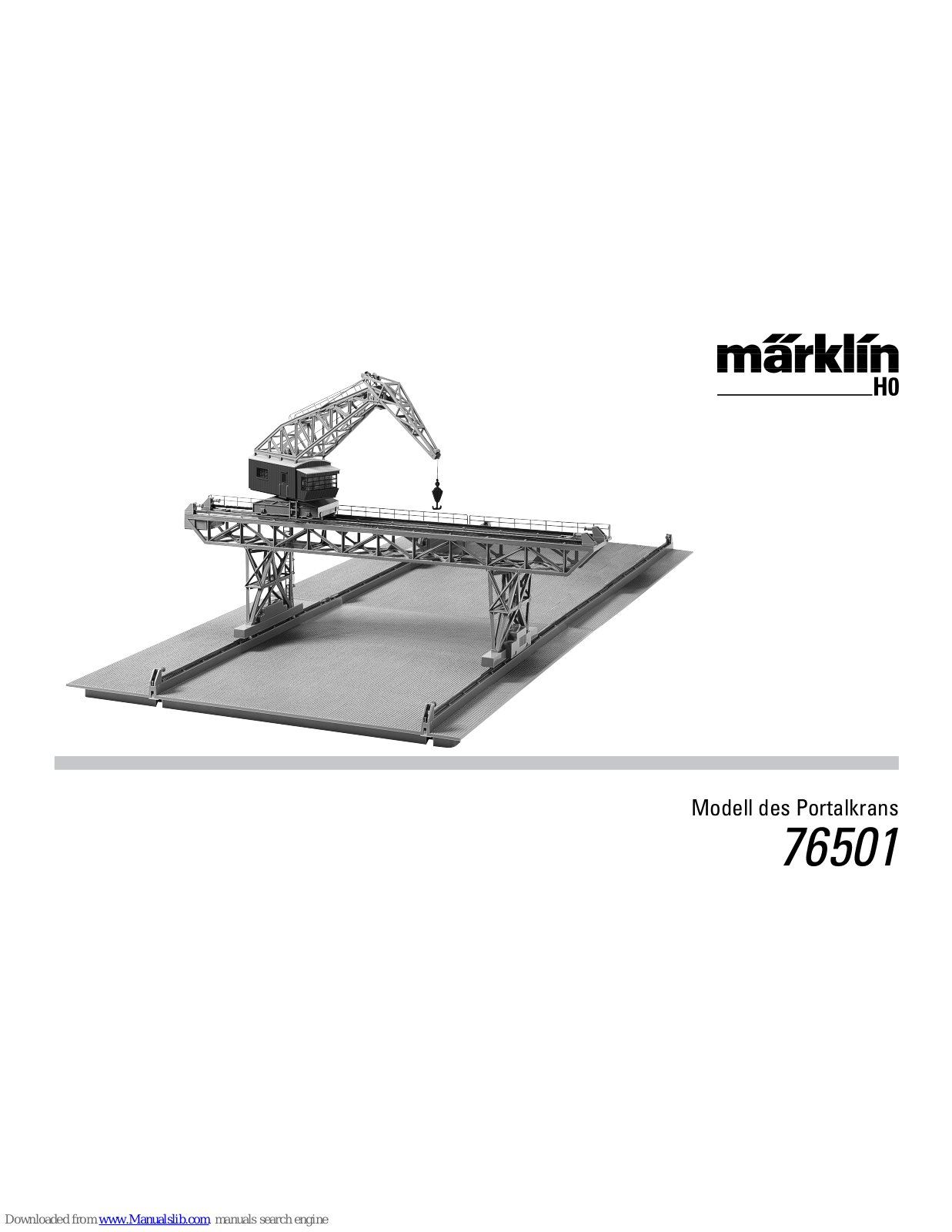 marklin 76501 User Manual - ManualMachine.com