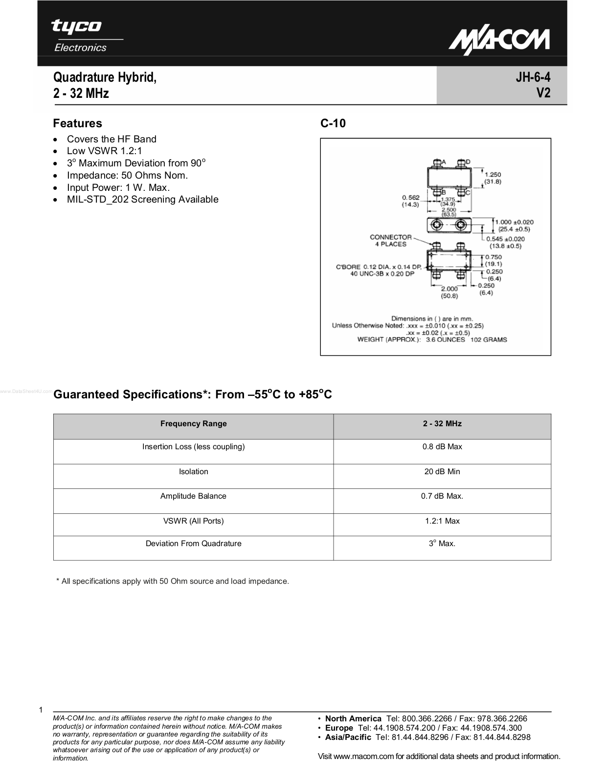 Acom JH-6-4 Service Manual