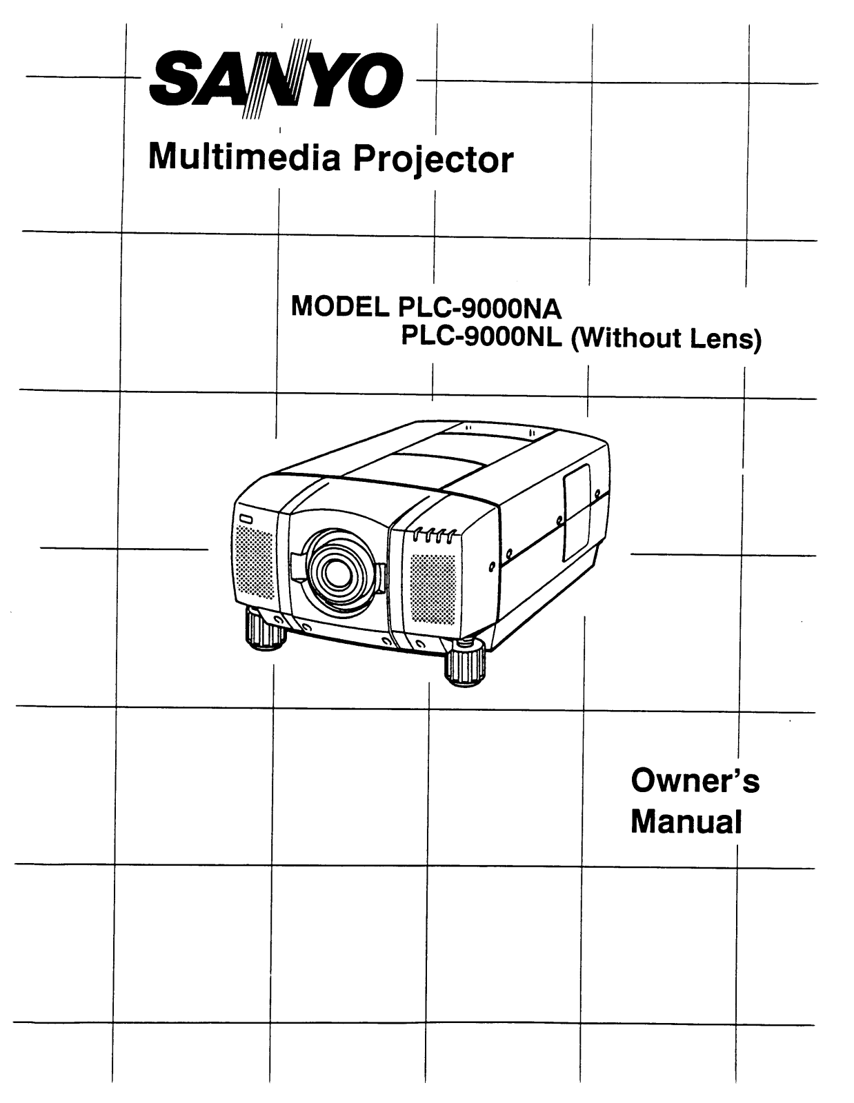 SANYO PLC9000NL User Manual