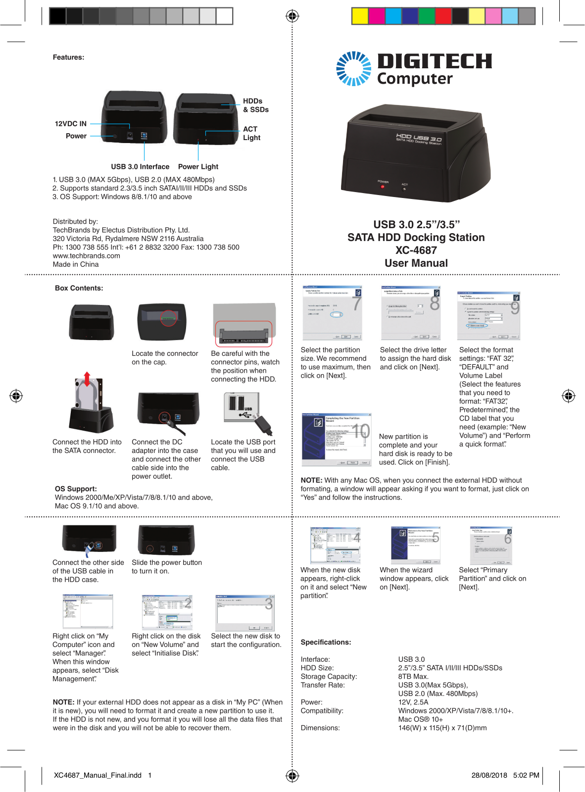 Digitech XC-4687 User Manual