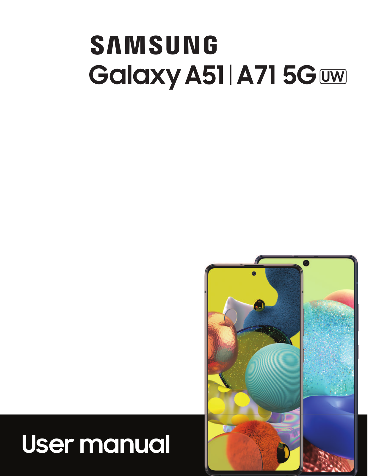 Samsung A51, A71 User Manual