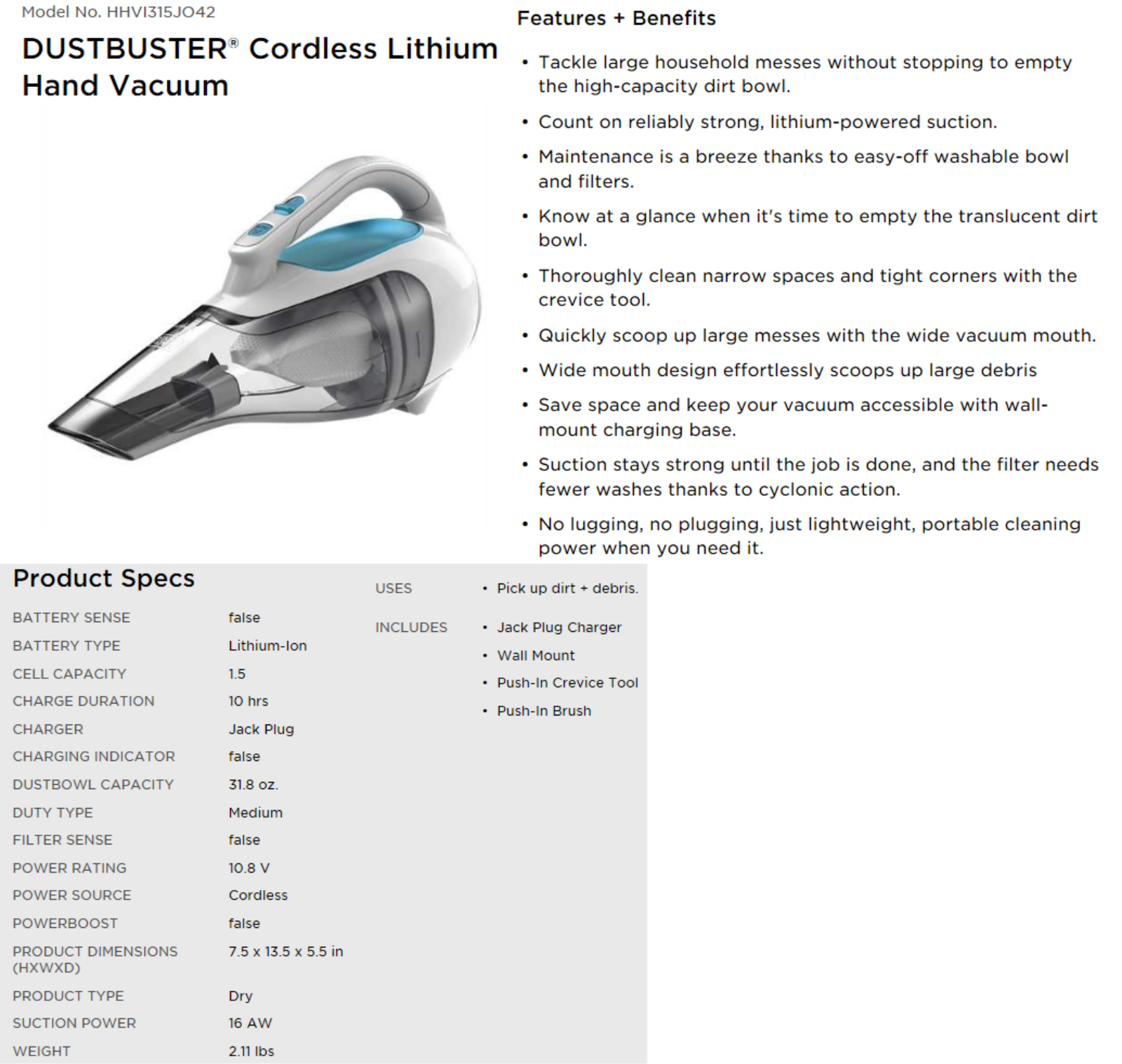 Black + Decker BND10185 Specifications - ManualMachine.com