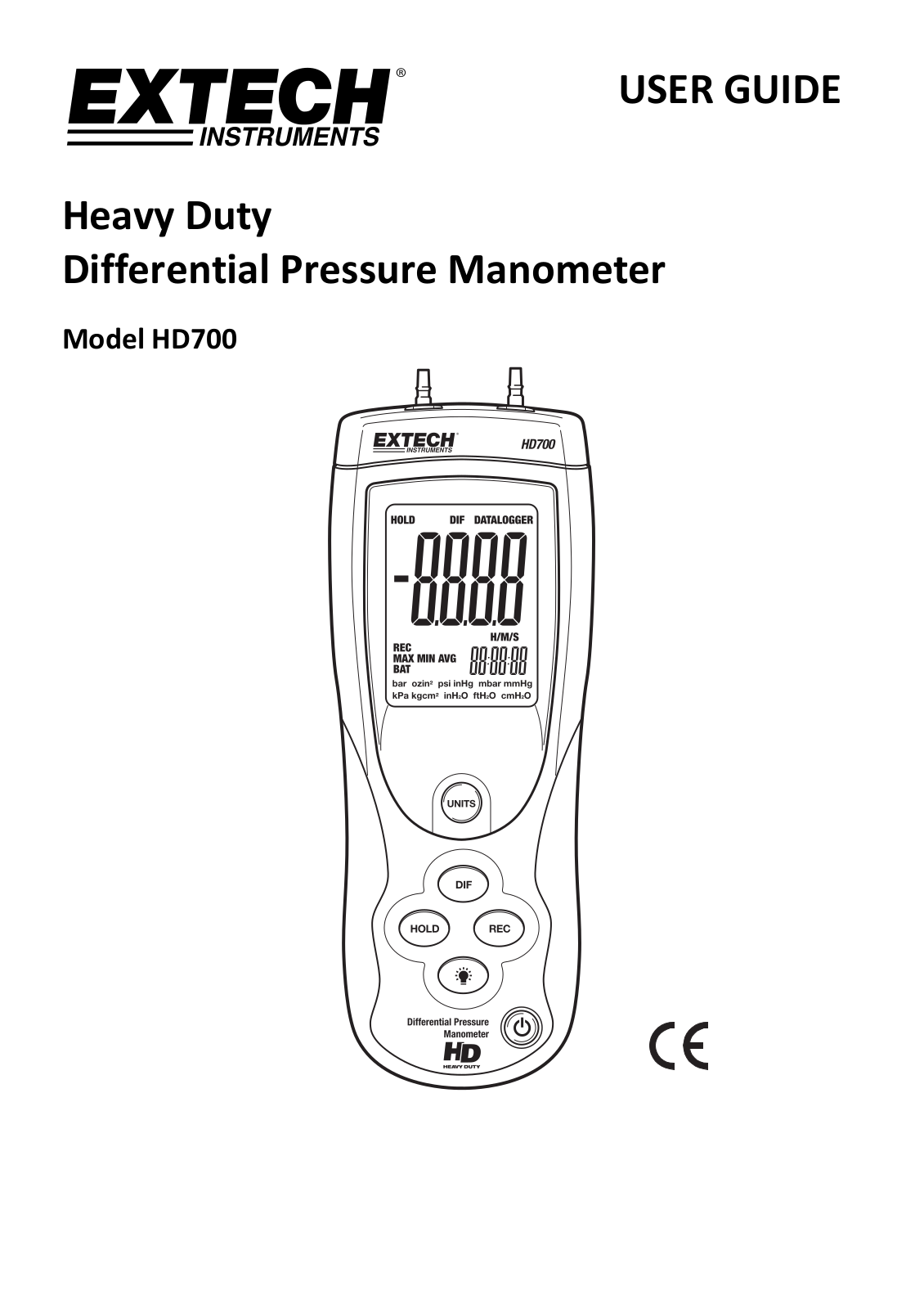 Extech Instruments HD700 User Manual