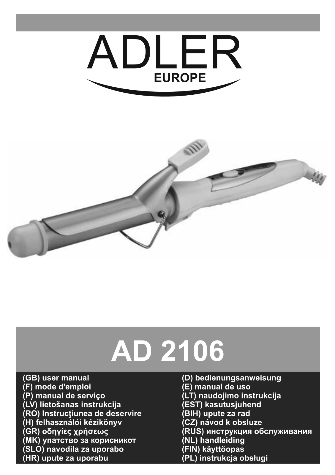 Adler AD 2106 User Manual