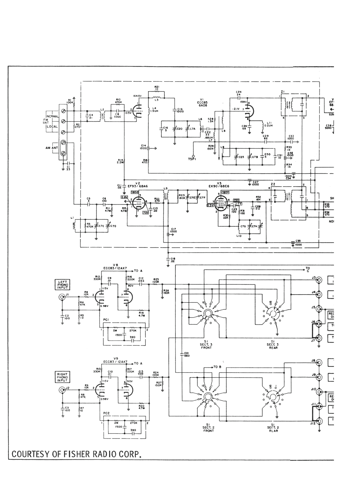 Fisher F-59 Schematic