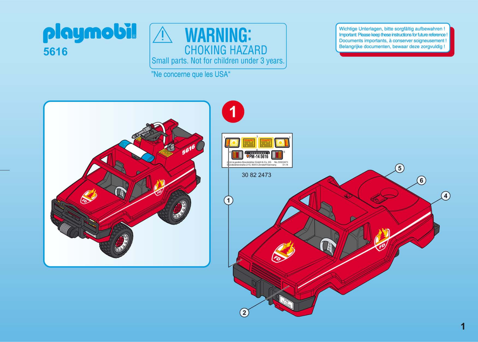 Playmobil 5616 Instructions