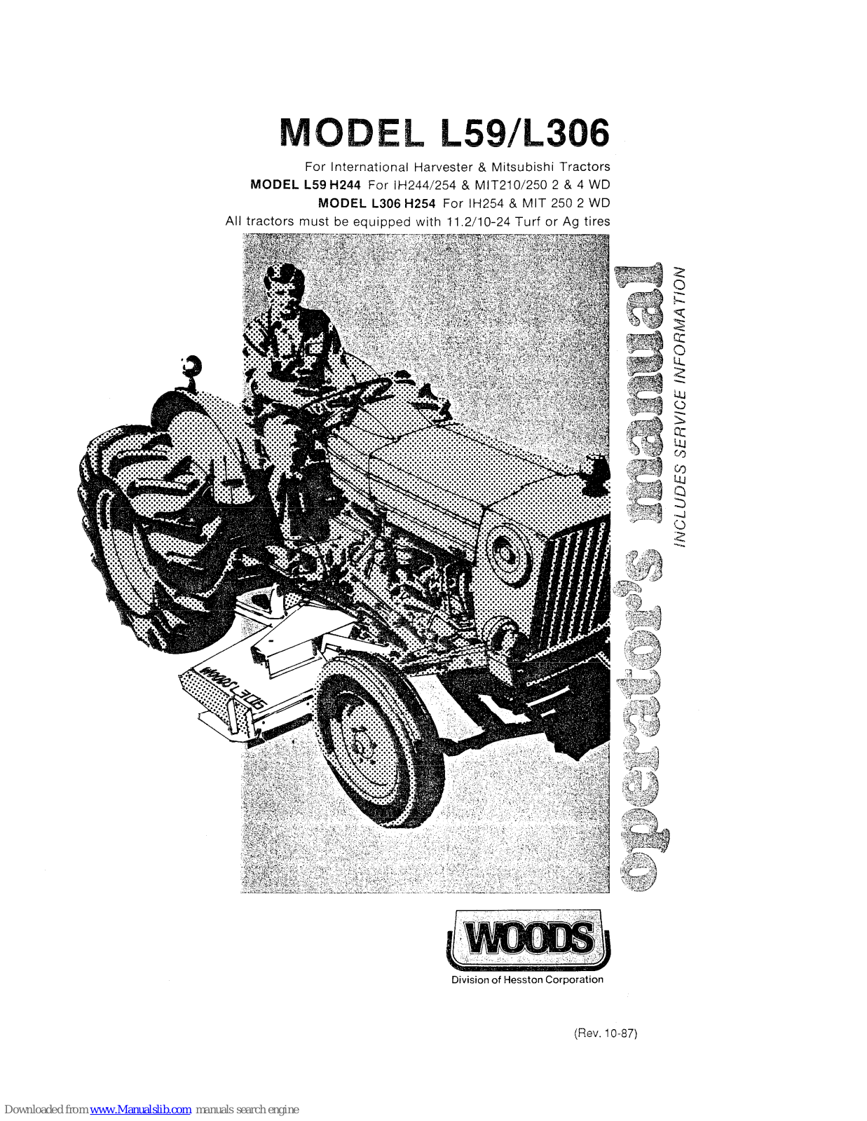 Woods L59, L306 Operator's Manual - ManualMachine.com