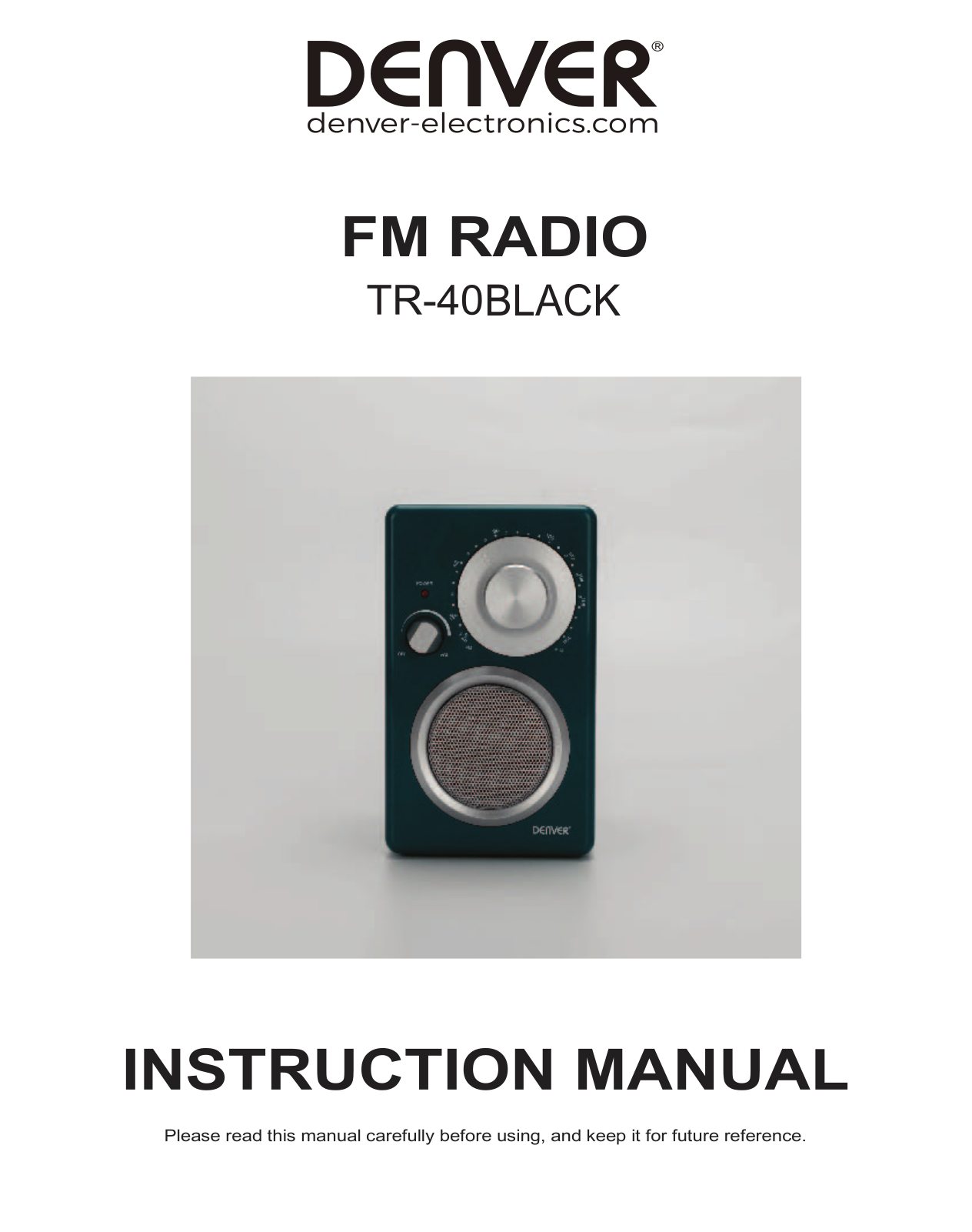 DENVER TR-40C User guide - ManualMachine.com