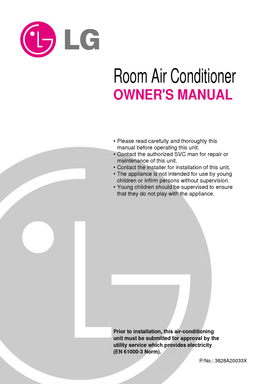 LG LS-C366NLD0 User Manual