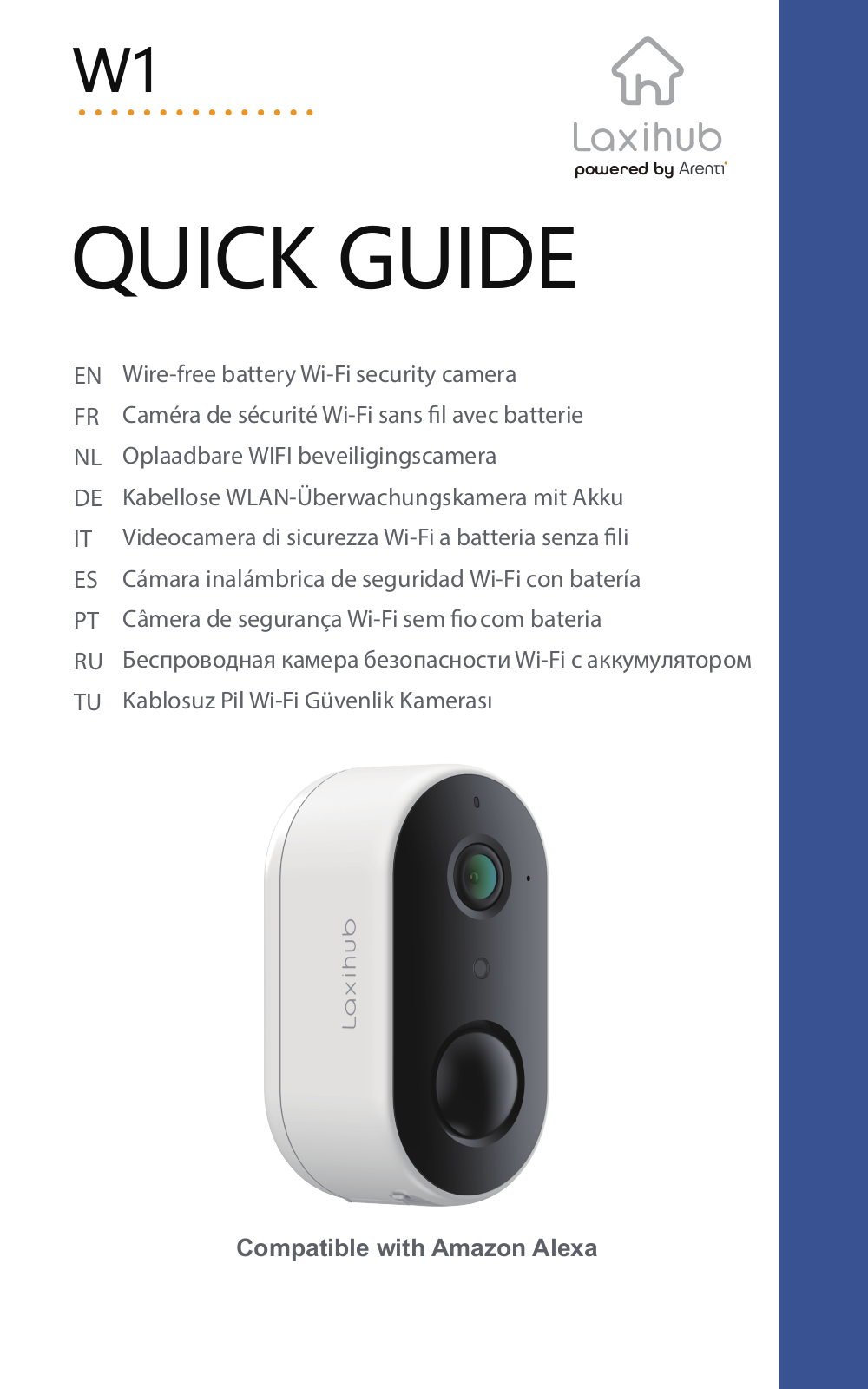 LAXIHUB ARENTI W1 Instructions