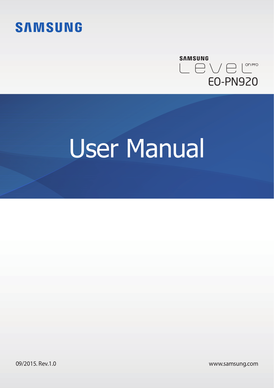 Samsung EO-PN920CBEGRU User Manual