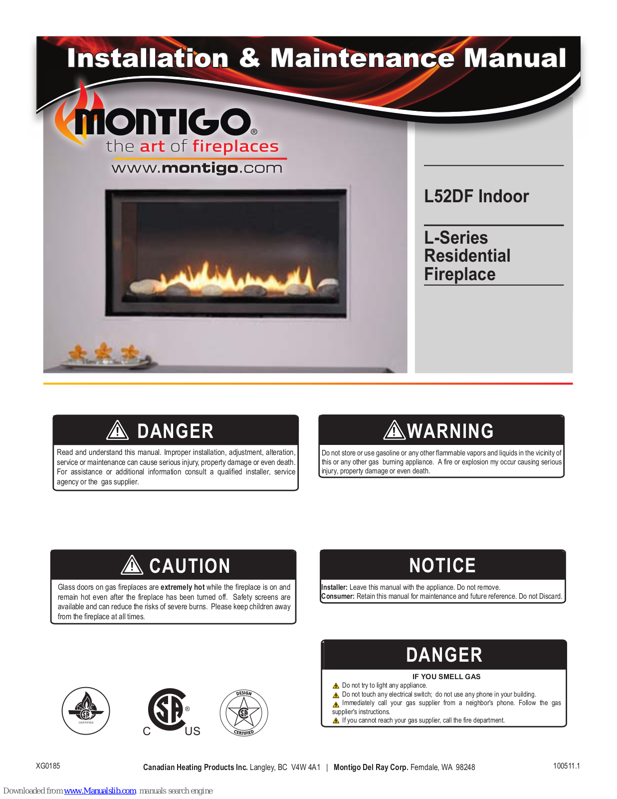 Montigo L52DF, L52DFN, L52DFN-F, L52DFL, L52DFL-F Maintance Manual