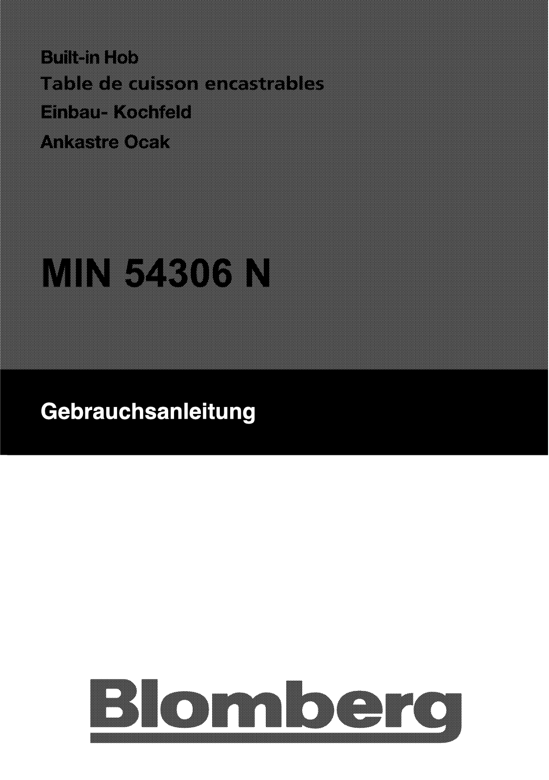 Blomberg MIN 543906 N User Manual