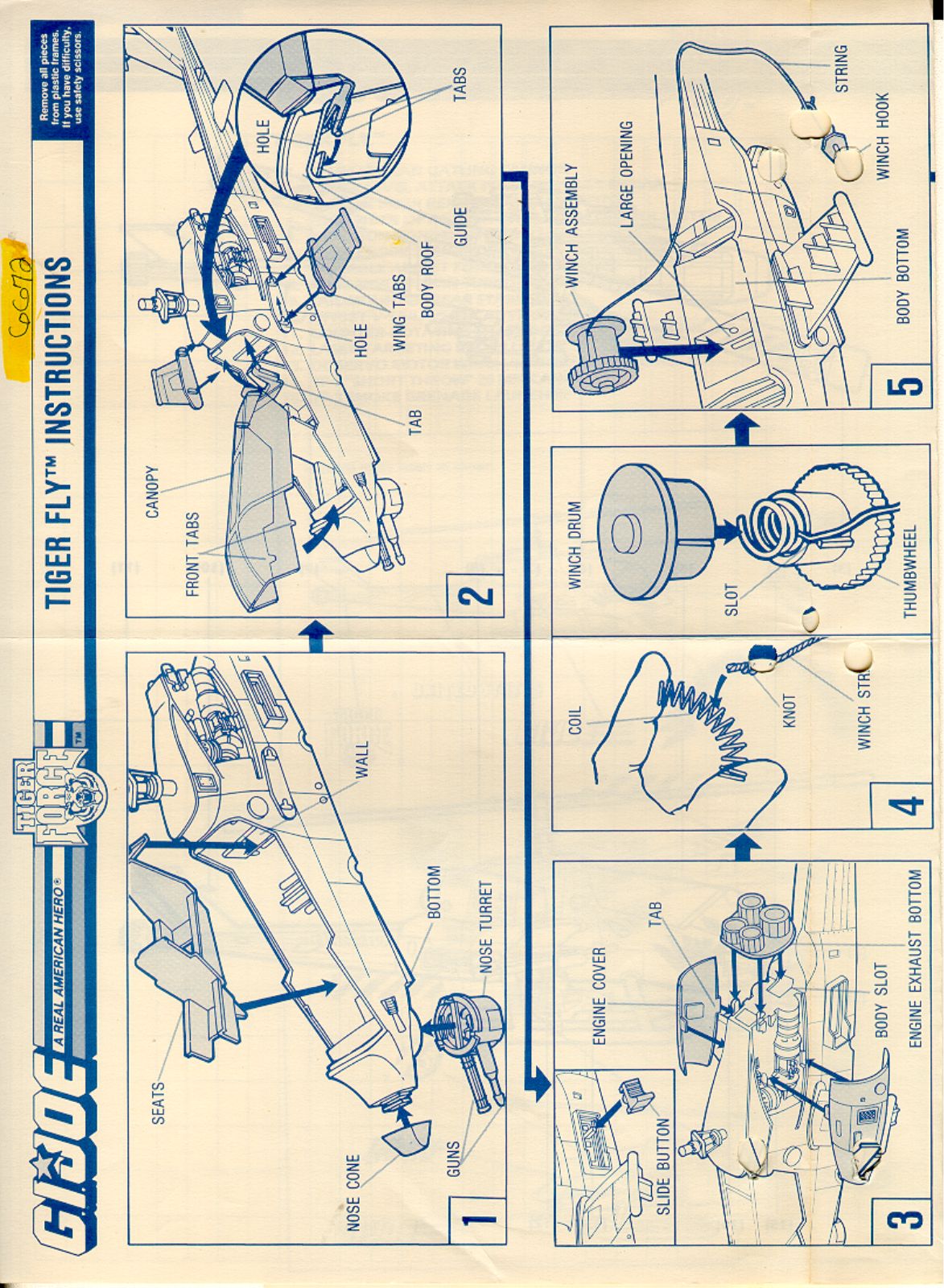 HASBRO GIJoe TigerFly User Manual