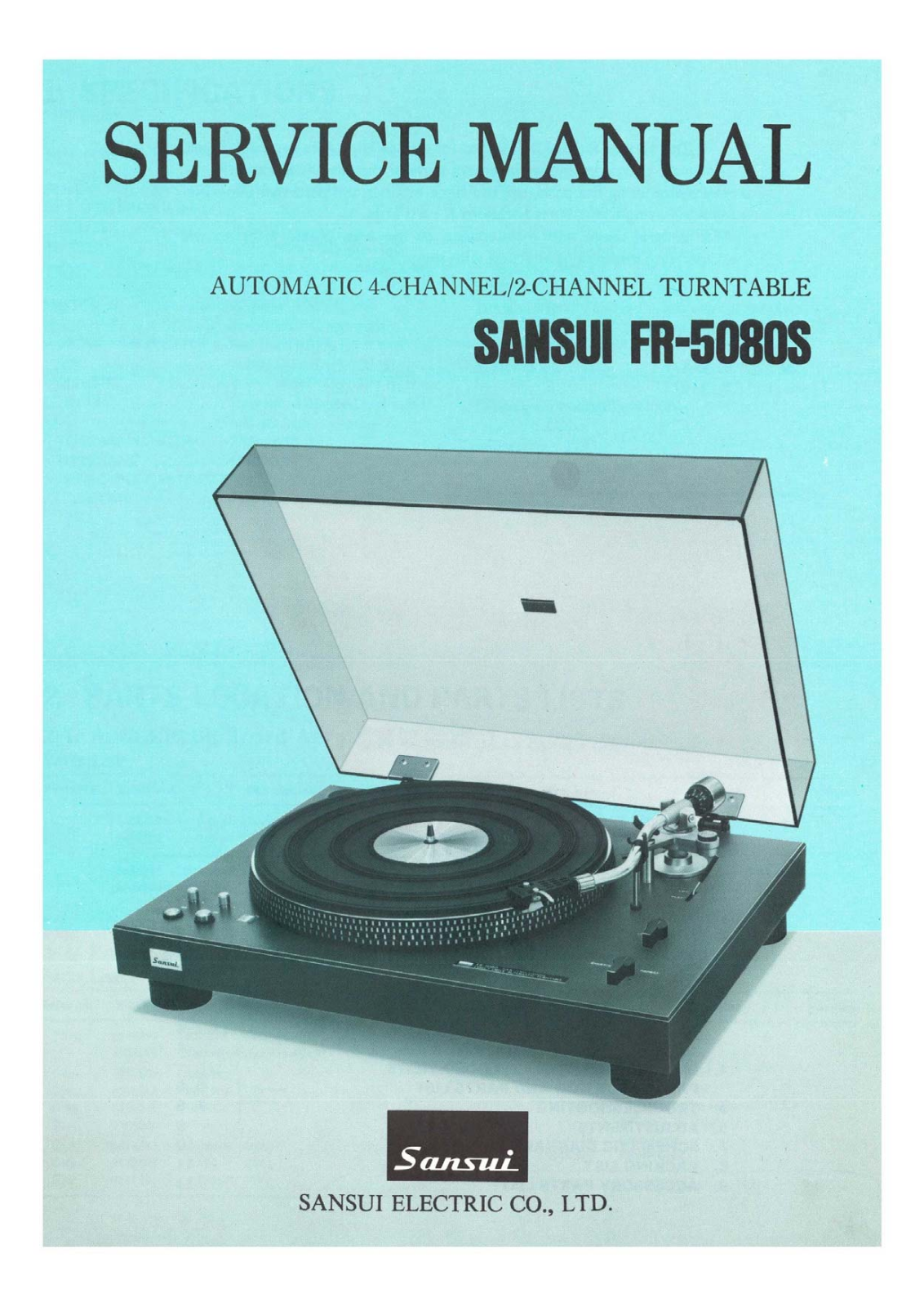 Sansui FR-5080S Service Manual