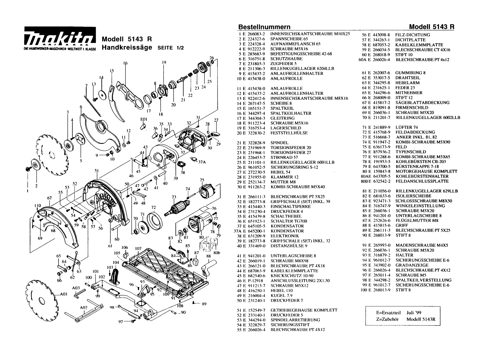 Makita 5143R User Manual