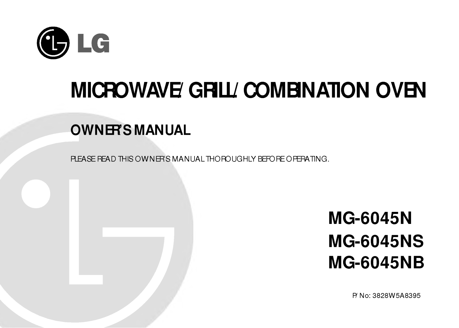 LG MG-6045NS, MG-6045N User Manual