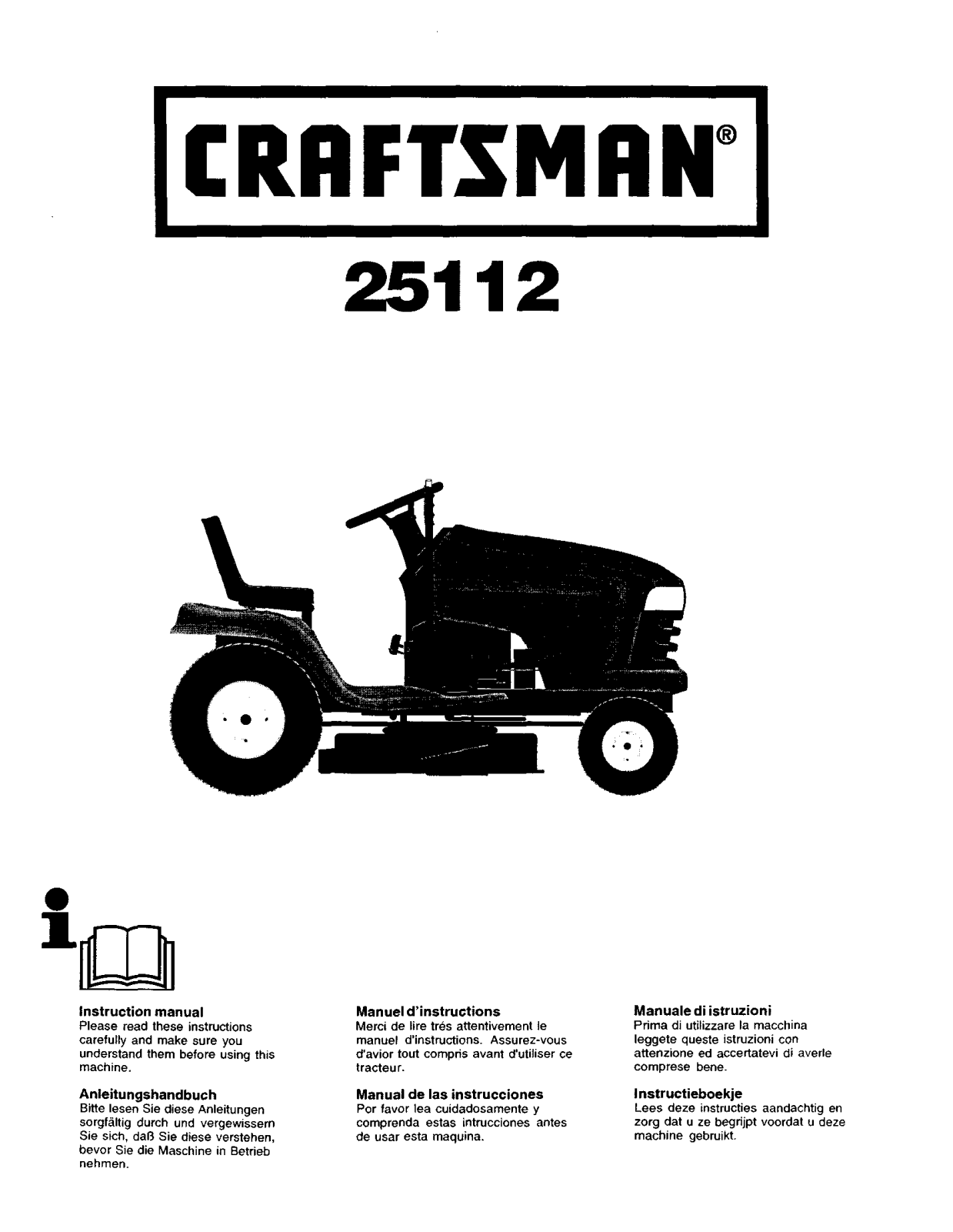 Craftsman 917251120 Owner’s Manual