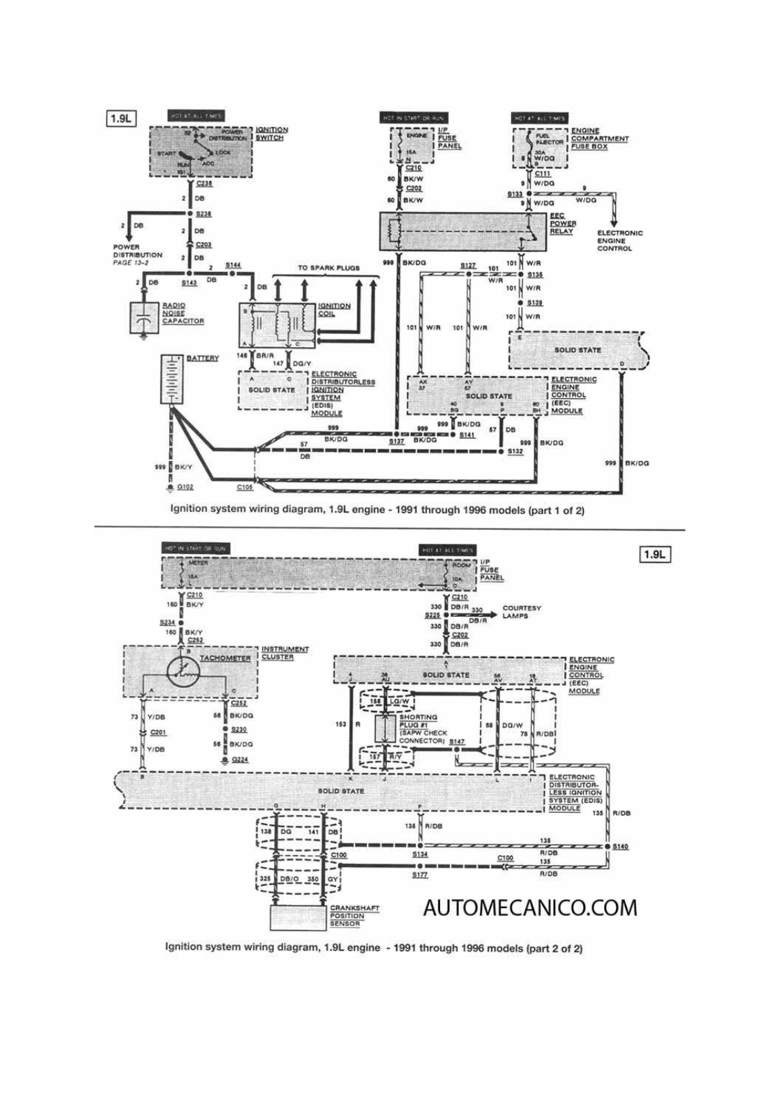 AUTOMECANICO Escort 7-48 fordesc3 Diagram