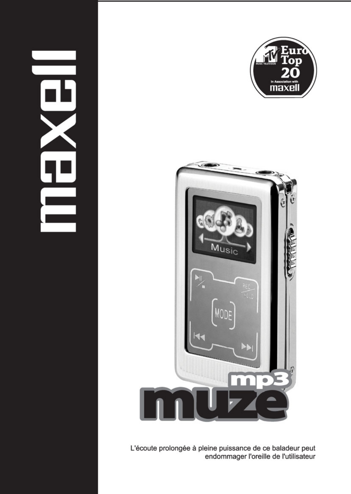 MAXELL MUZE User Manual