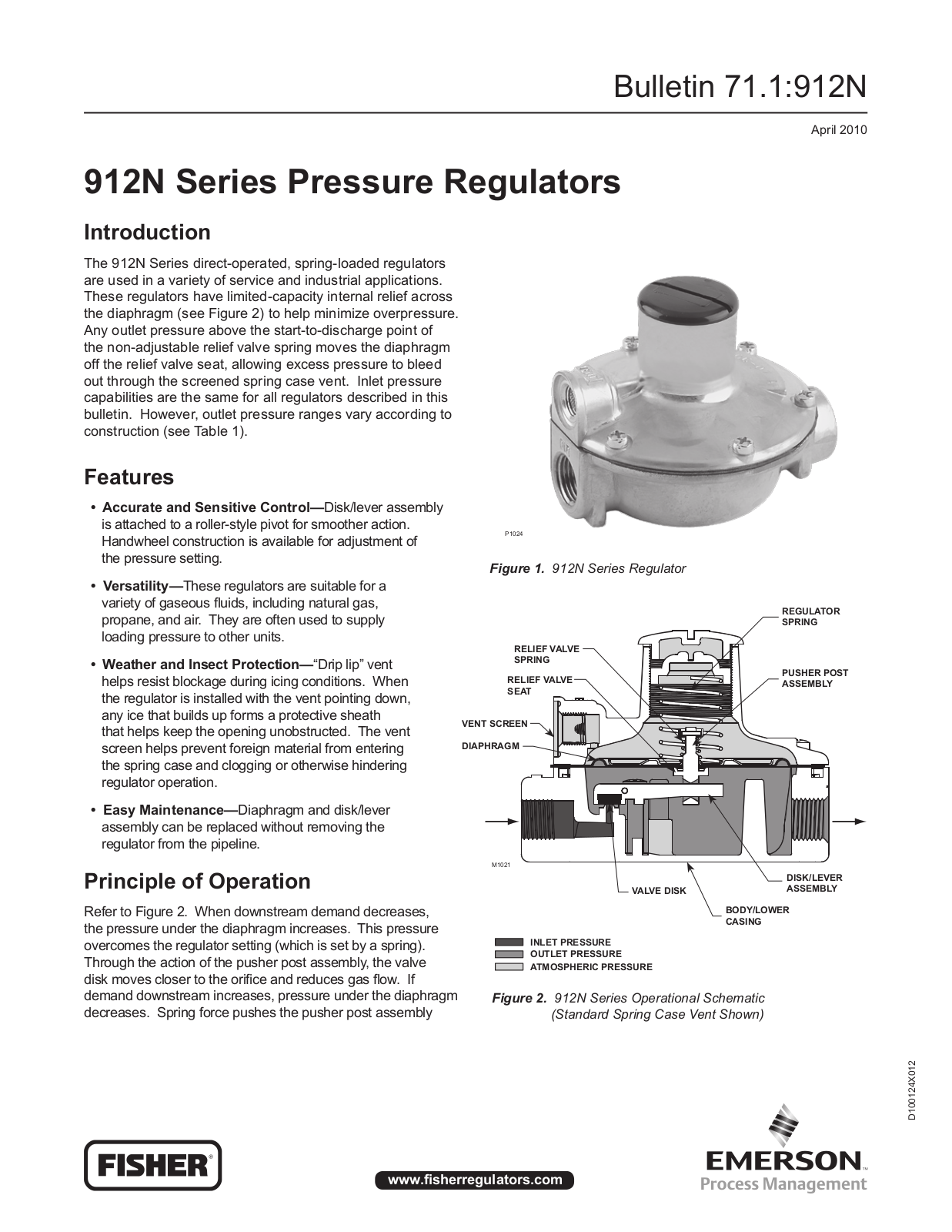 Emerson 912N Data Sheet