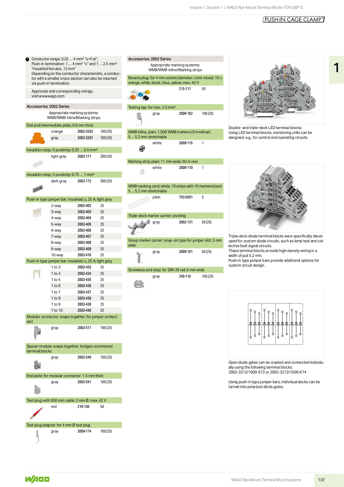 Wago 2002 Series Catalog Page