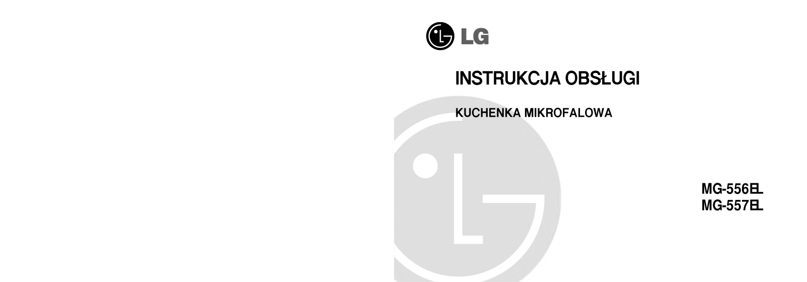 Lg MG-556EL, MG-557EL User Manual