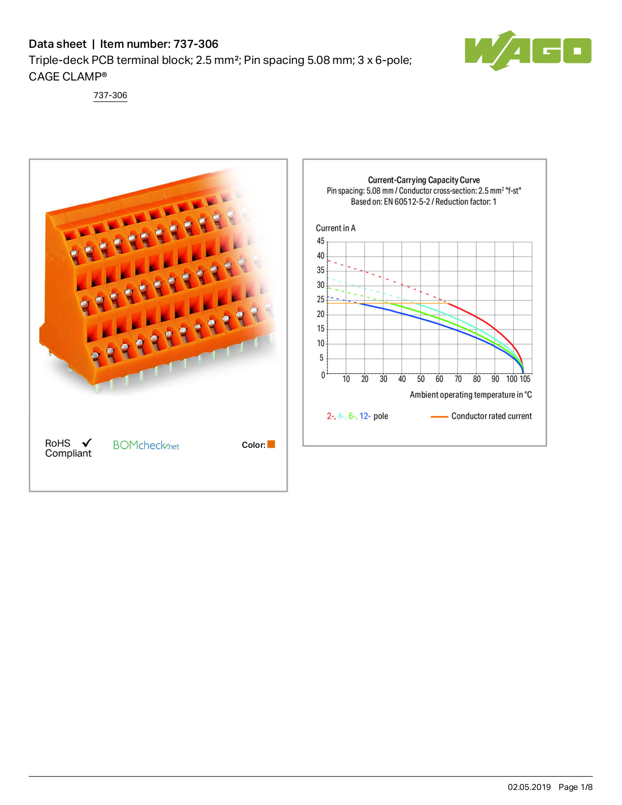 Wago 737-306 Data Sheet