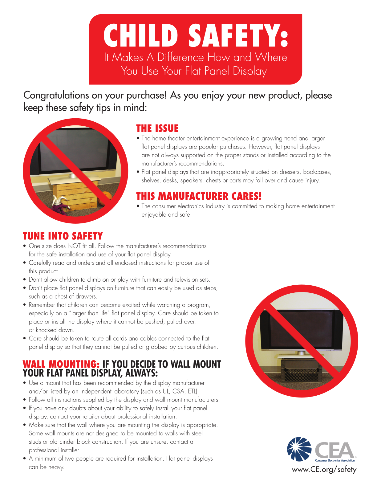 Sony PFM-51CA1, PFM500, PFM-42X1S, PFM-42V1B, PFM-42V1S Safety Guide