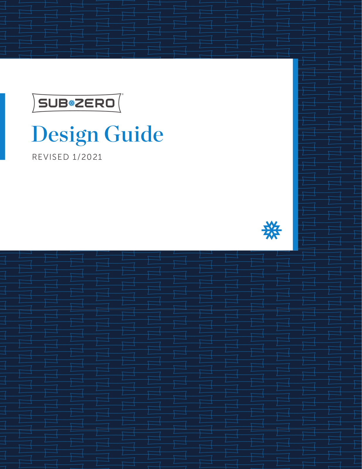 Sub-Zero BI-30U, BI-36R, BI-42SD, BI-36UFD(ID) Design Guide