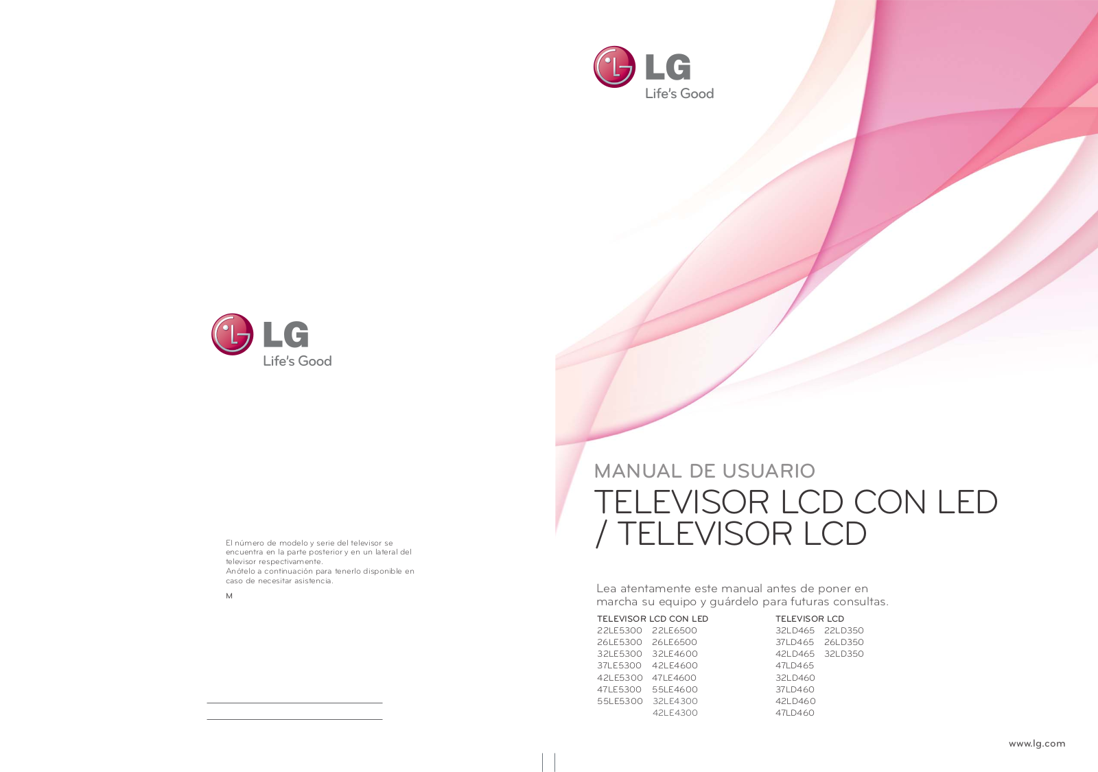 LG 42LD460 Owner's Manual