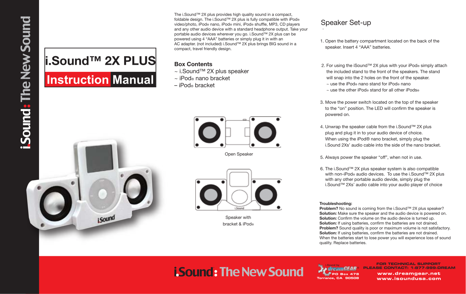 Isound 2X PLUS User Manual