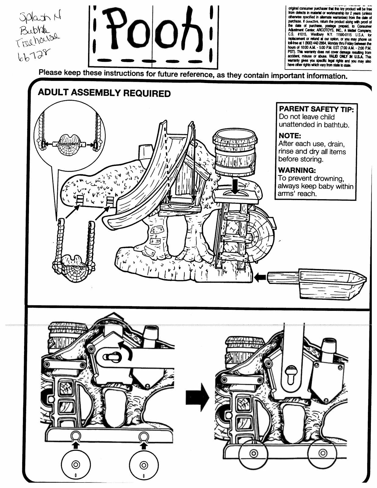 Fisher-Price 66728 Instruction Sheet