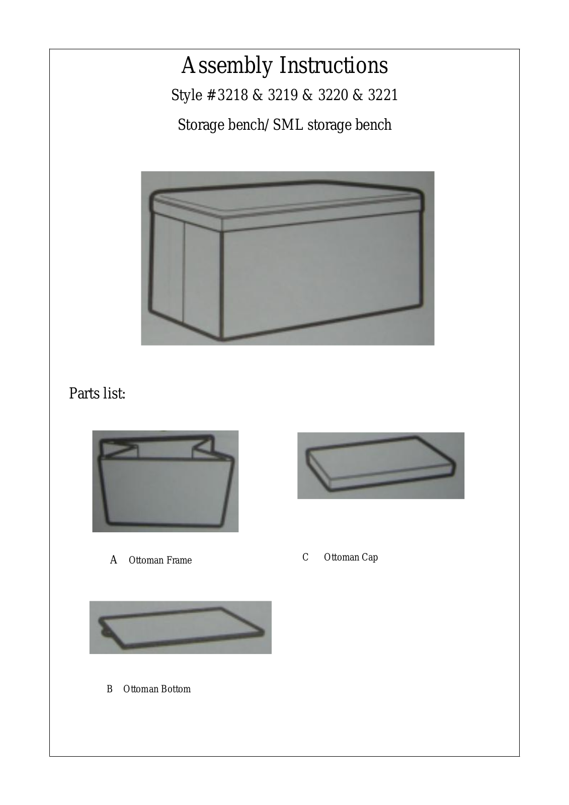InRoom Designs IRD2001 Assembly - ManualMachine.com