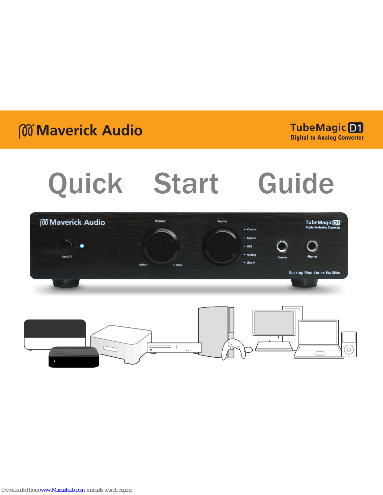 Maverick Audio TubeMagic D1 Quick Start Manual