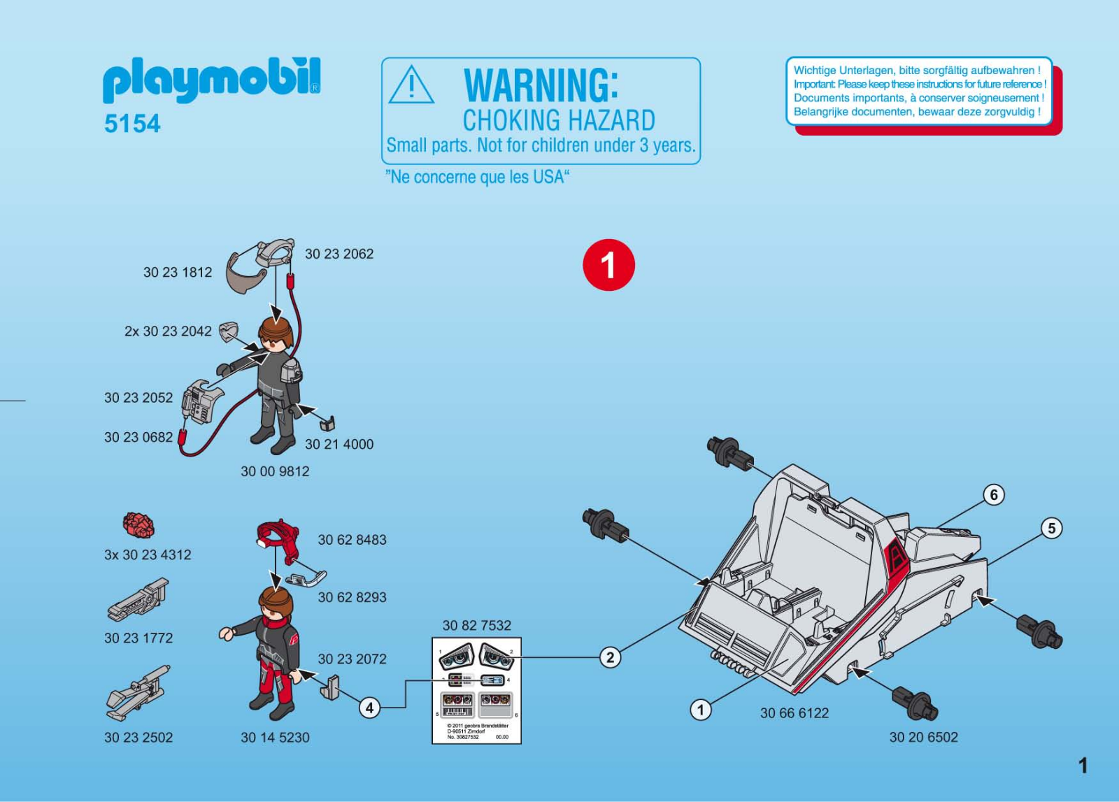 Playmobil 5154 Instructions